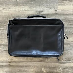 Vintage Coach Black Leather Briefcase N.D3S-5119